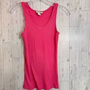 Vintage Aeropostale Pink Tank Top with Rhinestone Accents